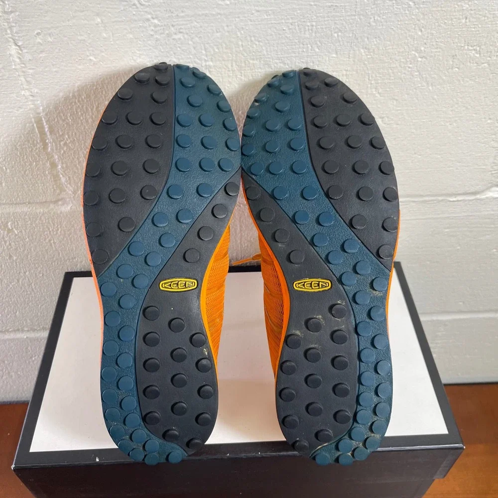 Keen 12014 OPCB Orange Blue Trail Running Shoes Sneakers Men's 11 US/10 UK